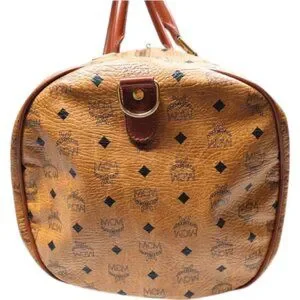 MCM | Bags | 798333bj L5 Mcm Travel Bag Brown Pvc | Poshmark display picture 2